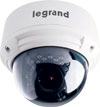 CCTV analogue dome camera for outdoor installation.